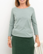 T-SHIRT DANCING VERT SAUGE ~ SUNY