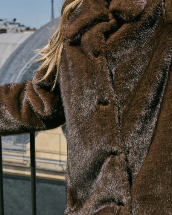 MANTEAU ORSO CHOCOLAT ~ PETITE MENDIGOTE