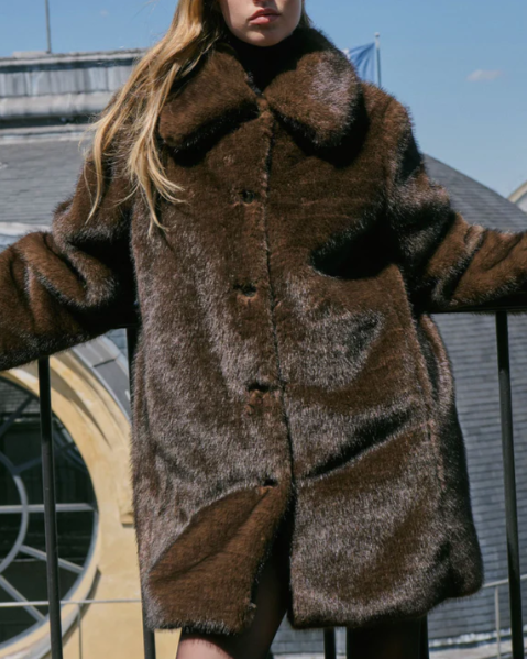 MANTEAU ORSO CHOCOLAT ~ PETITE MENDIGOTE