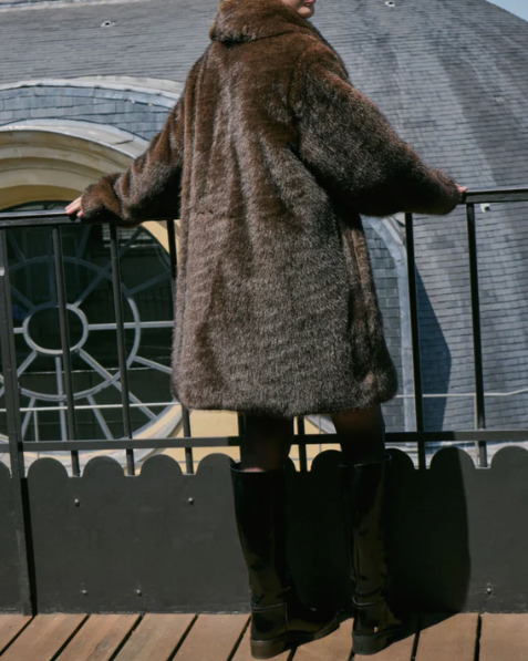 MANTEAU ORSO CHOCOLAT ~ PETITE MENDIGOTE