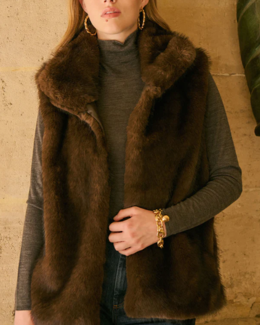 MANTEAU OZAN CHOCOLAT ~ PETITE MENDIGOTE