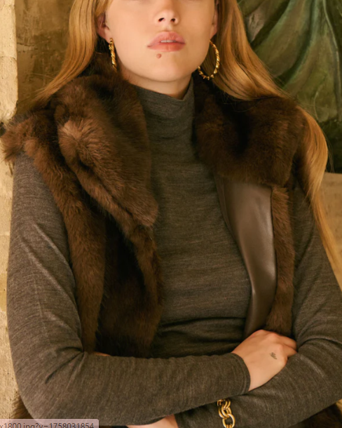 MANTEAU OZAN CHOCOLAT ~ PETITE MENDIGOTE