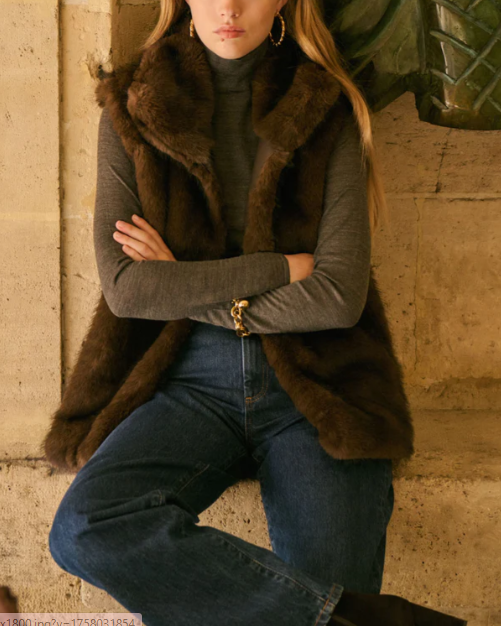 MANTEAU OZAN CHOCOLAT ~ PETITE MENDIGOTE