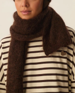 ECHARPE ALOUETTE COFFEE ~ DES PETITS HAUTS