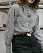 CHEMISE TALCY NOIR ~ PETITE MENDIGOTE