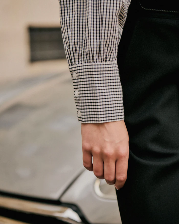 CHEMISE TALCY NOIR ~ PETITE MENDIGOTE