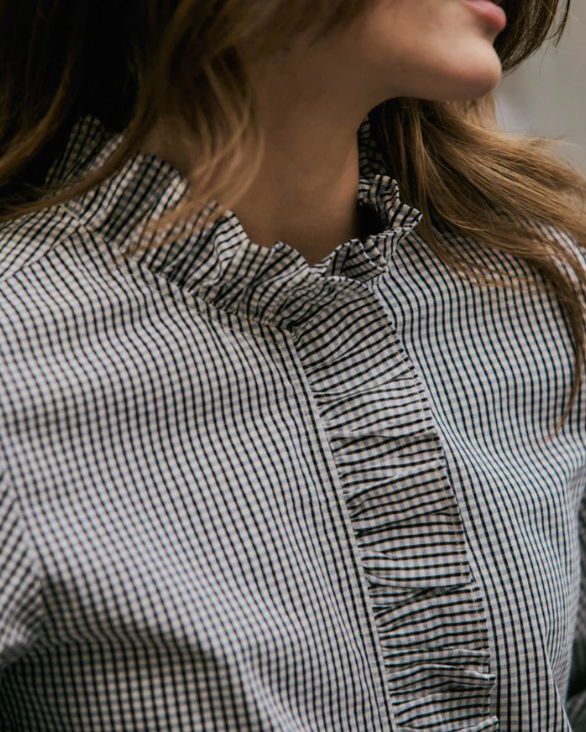 CHEMISE TALCY NOIR ~ PETITE MENDIGOTE