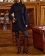 ROBE ROXANE NAVY ~ PETITE MENDIGOTE