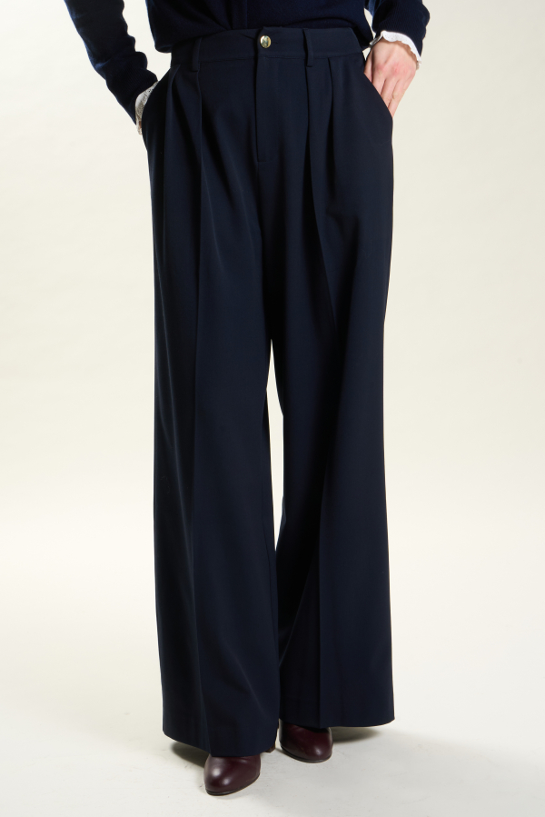 PANTALON PAROS MARINE ~ PETITE MENDIGOTE