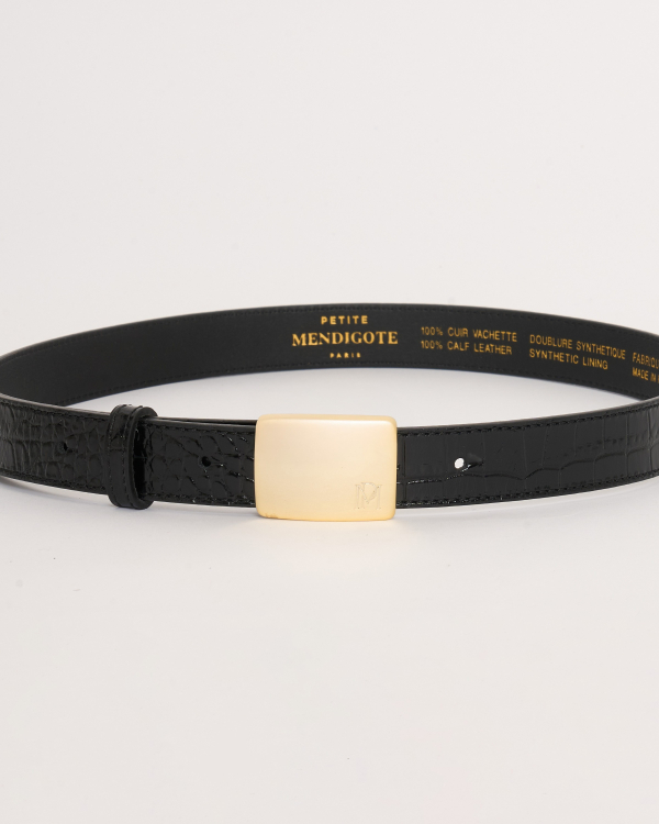 CEINTURE AISA NOIR ~ PETITE MENDIGOTE