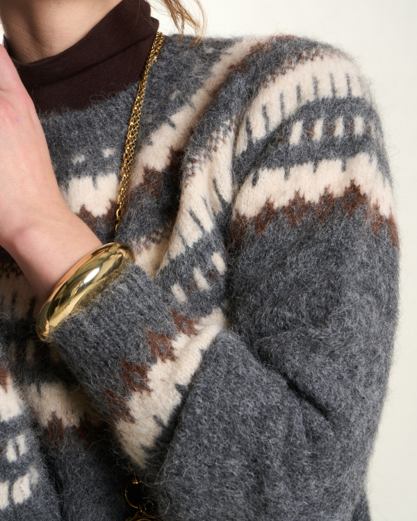 PULL MADISSON GRIS ~ PETITE MENDIGOTE