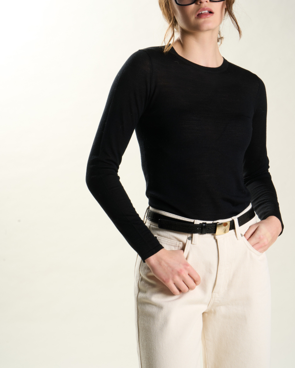 PULL MARIA NOIR ~ PETITE MENDIGOTE