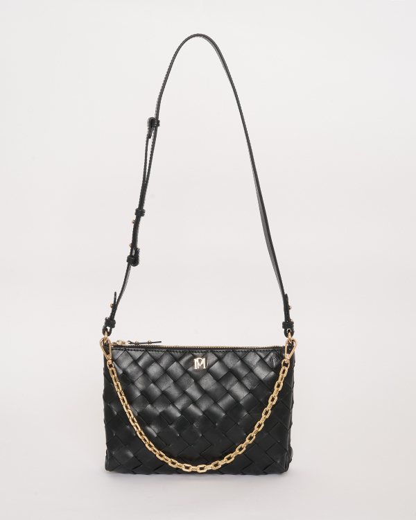 SAC SERION PETIT TRESSÉ NOIR ~ PETITE MENDIGOTE