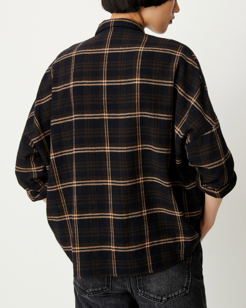 CHEMISE DELIWOOL NAVYPATH ~ SESSUN