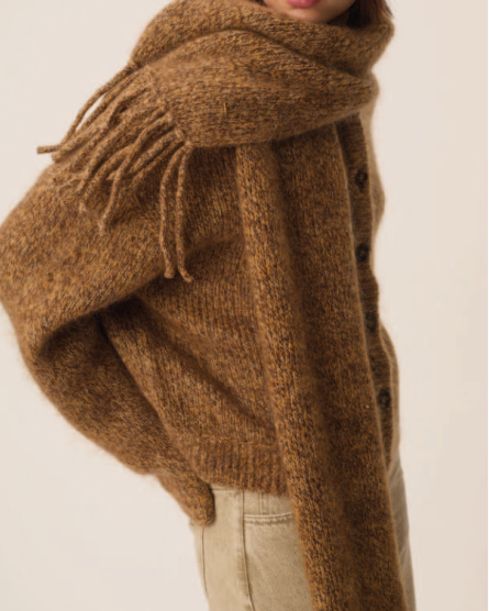 GILET AMBRE BOIS ~ DES PETITS HAUTS