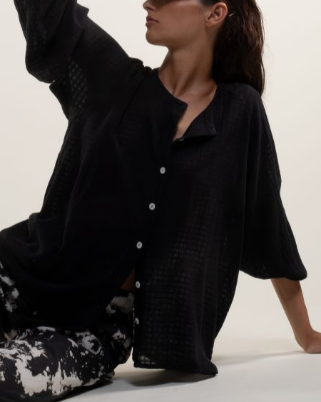 CHEMISE TILA NOIR ~ DROLATIC