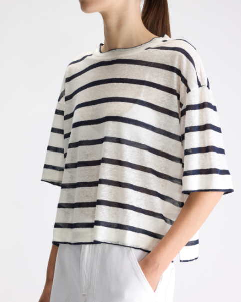 T-SHIRT VYDEL STRIPE B ~ BELLEROSE