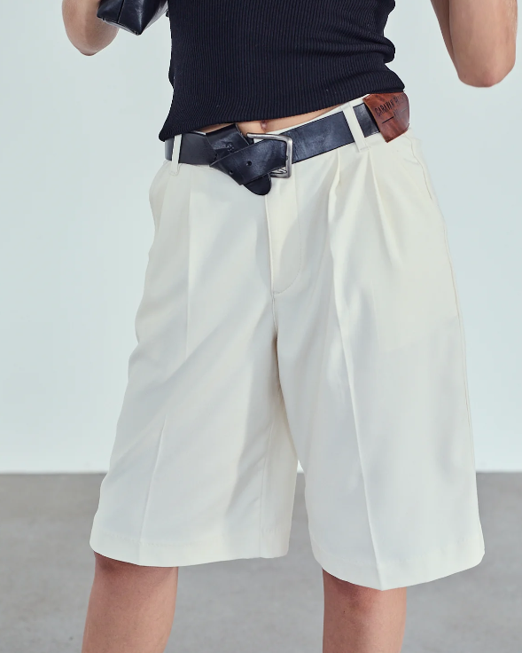 SHORT ALCYONE WHITE ~ CARAVAN PALLAS