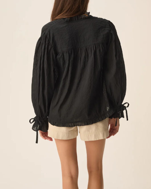 BLOUSE TOLUCA NOIR ~ DES PETITS HAUTS