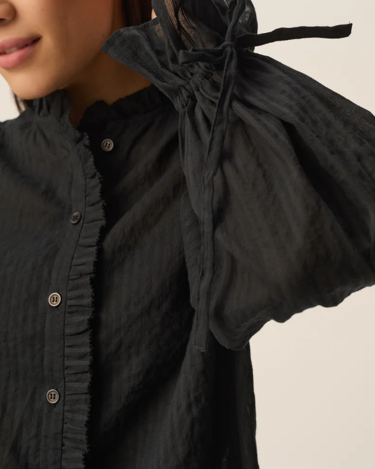 BLOUSE TOLUCA NOIR ~ DES PETITS HAUTS