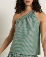 TOP SISSI RAYÉ BASILIC ~ PETITE MENDIGOTE