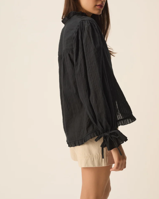 BLOUSE TOLUCA NOIR ~ DES PETITS HAUTS