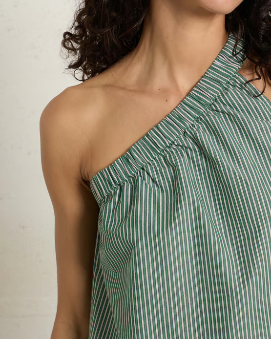 TOP SISSI RAYÉ BASILIC ~ PETITE MENDIGOTE