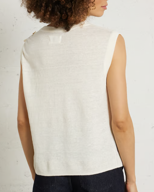 PULL BRAZOU CREME ~ DES PETITS HAUTS