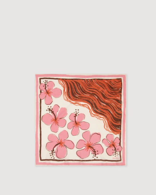 BANDANA HIBISCUS PINK ~ HARTFORD