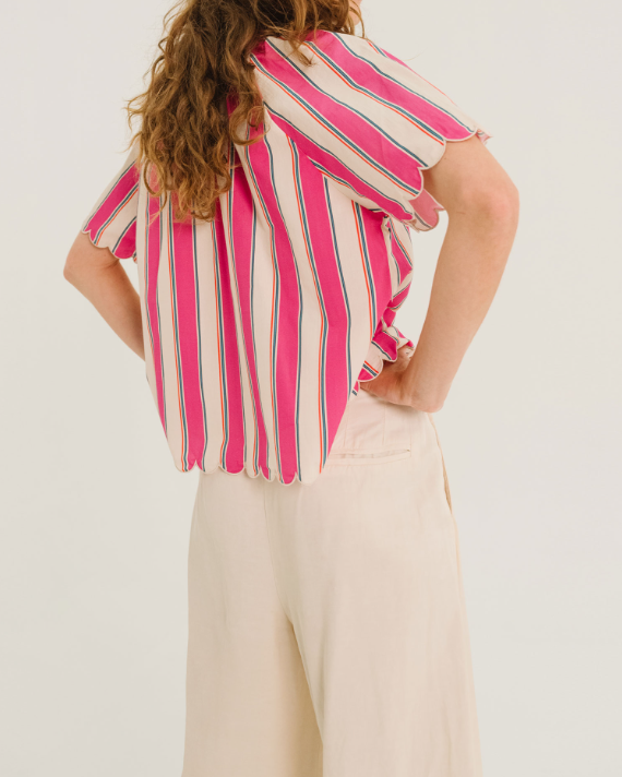 BLOUSE ELSA PINK ~ TINSELS