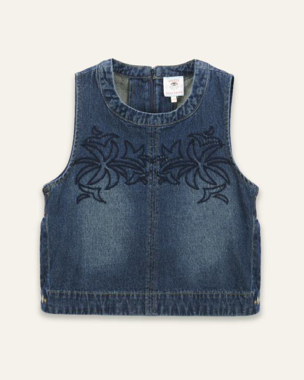 TOP MILLIE DENIM ~ ORFEO