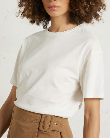 TEE-SHIRT ZAELA ECRU ~ DES PETITS HAUTS