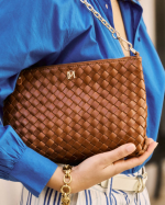 SAC SERION TRESSÉ CAMEL ~ PETITE MENDIGOTE