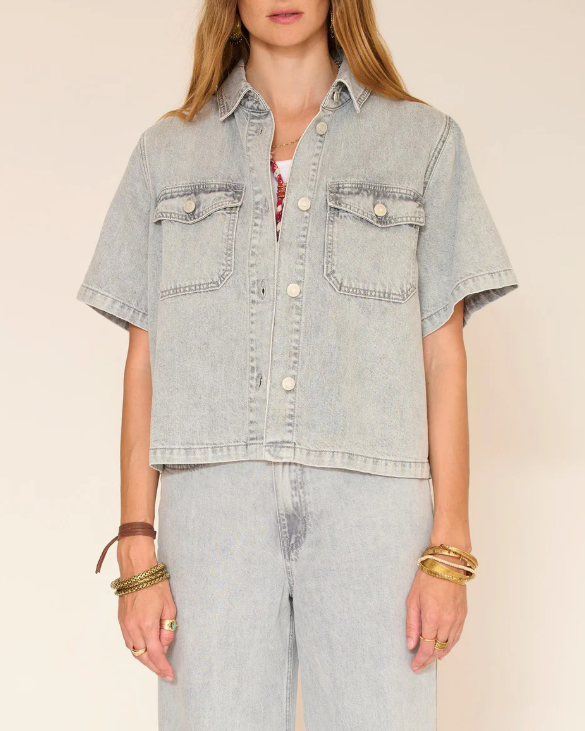 CHEMISE CELITA GREY ~ MKT STUDIO