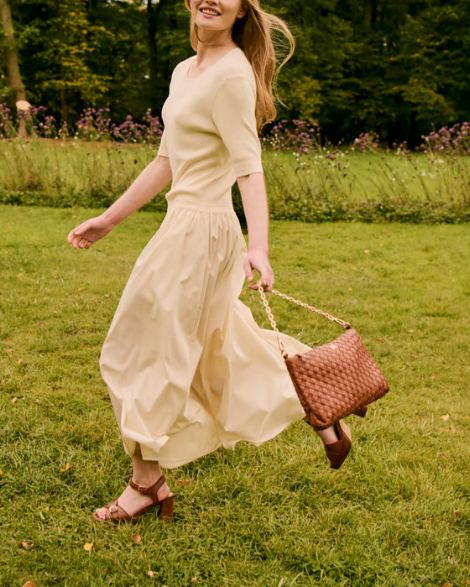 ROBE MAILLE LAURA BLÉ ~ PETITE MENDIGOTE