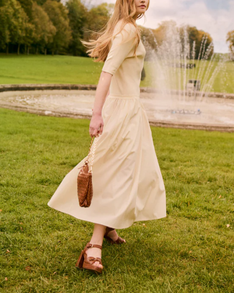 ROBE MAILLE LAURA BLÉ ~ PETITE MENDIGOTE