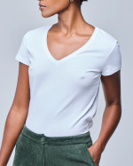 T-SHIRTS JULIA FST149 BLANC ~ MAJESTIC FILATURE