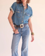 CHEMISE CELITA BLUE ~ MKT STUDIO