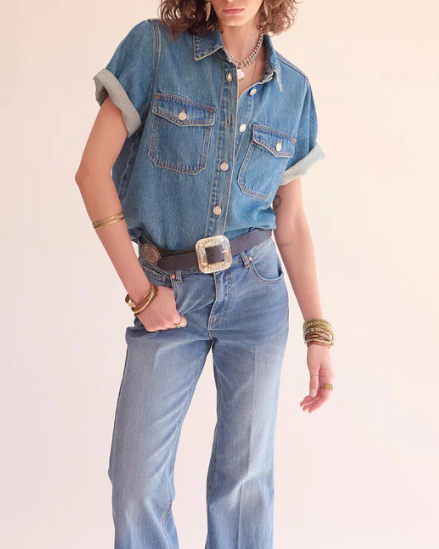 CHEMISE CELITA BLUE ~ MKT STUDIO