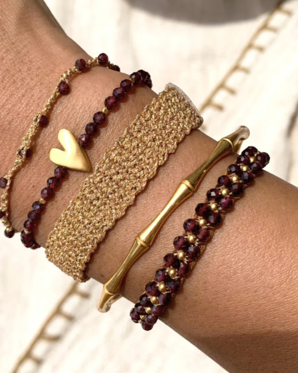 BRACELET CAP SAM DORÉ ~ IBU JEWELS