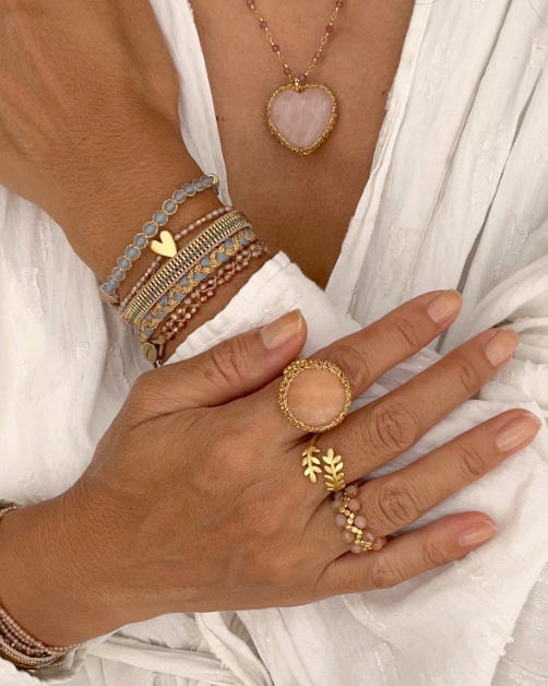 BRACELET CAP MAYA GRIS ~ IBU JEWELS