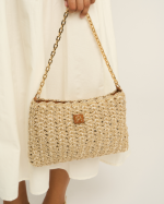 SAC SERION CROCHET DORÉ ~ PETITE MENDIGOTE