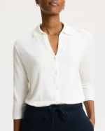 CHEMISE FCH100 CREAM ~ MAJESTIC FILATURES