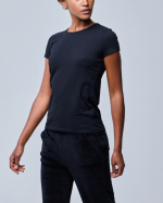 T-SHIRT JAMIE NOIR ~ MAJESTIC FILATURES