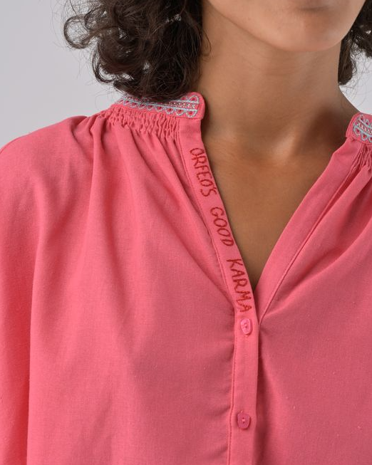 CHEMISE DANIELE ROSE ~ ORFEO