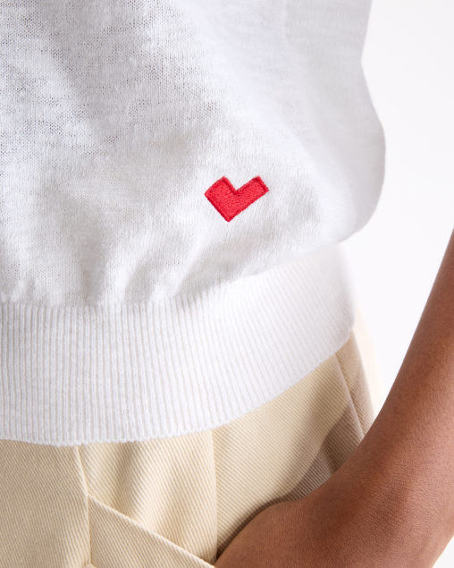 PULL DADIF WHITE ~ BELLEROSE