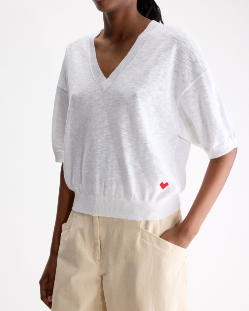 PULL DADIF WHITE ~ BELLEROSE