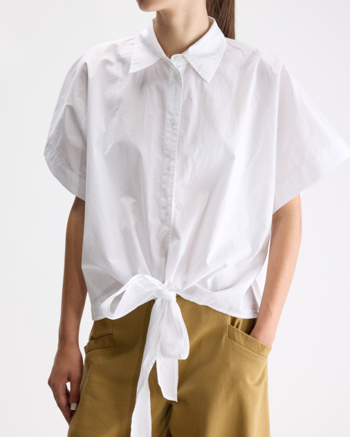 BLOUSE CORAL WHITE ~ BELLEROSE