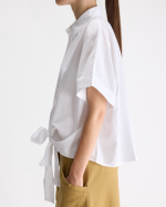 BLOUSE CORAL WHITE ~ BELLEROSE