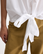 BLOUSE CORAL WHITE ~ BELLEROSE